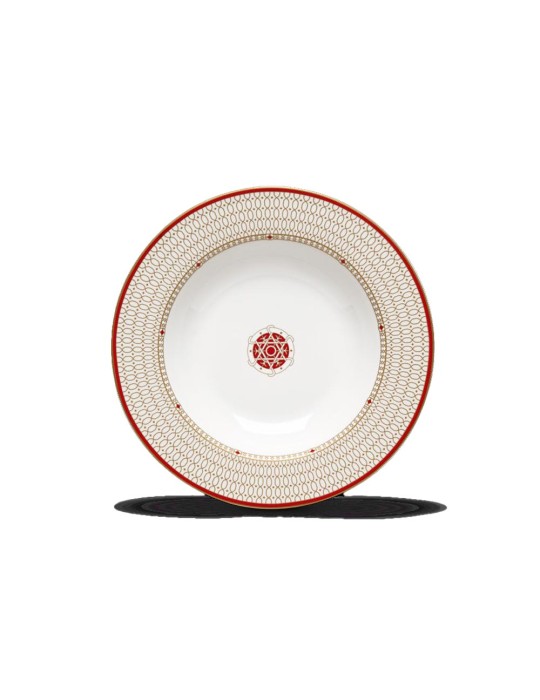PIATTO FONDO IN PORC. 21.5CM KASHMIR