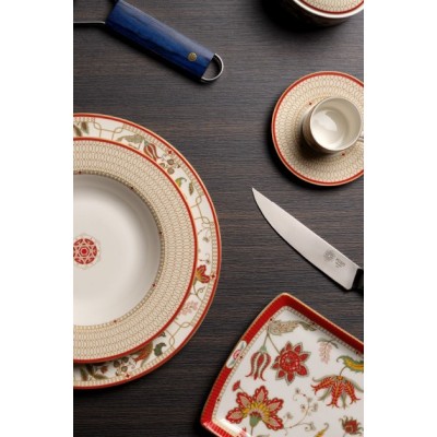 PIATTO FONDO IN PORC. 21.5CM KASHMIR  2