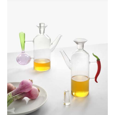 Oliera in Vetro Borosilicato con Manico Cipollotto -... 2