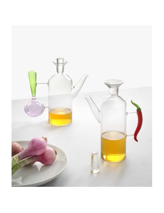 Oliera in Vetro Borosilicato con Manico...