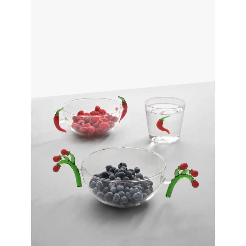 Coppetta in Vetro Borosilicato con Manici a...