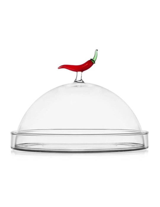 Cupola in Vetro con Piatto Peperoncino Vegetables – Ichendorf Milano