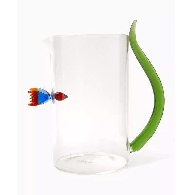 Brocca Pesce In&Out Animal Farm in Vetro Borosilicato –...