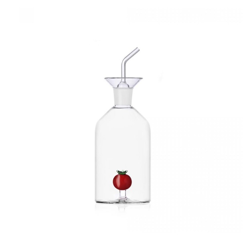 Oliera in Vetro Ichendorf con Pomodoro Interno – Collezione Vegetables