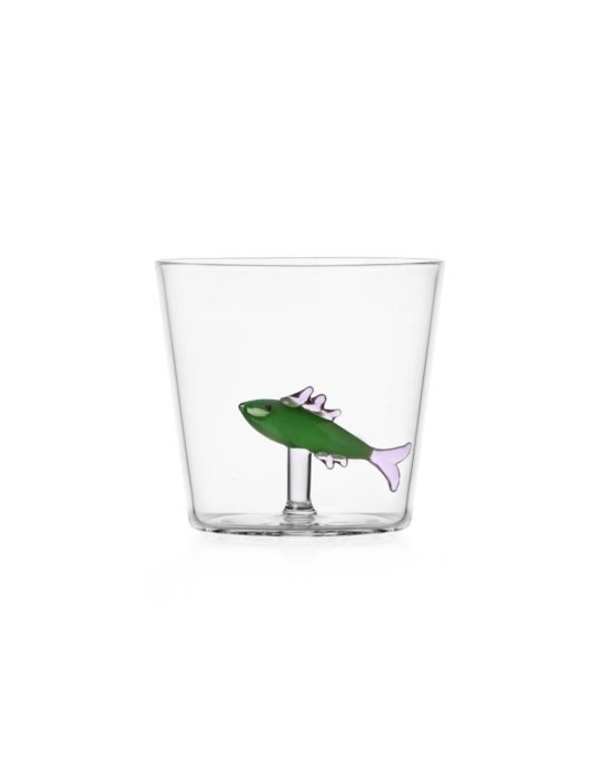 Bicchiere Tumbler Sardina Verde "Marine Garden" Ichendorf Milano