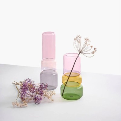 vaso blu/ambra/clear 2