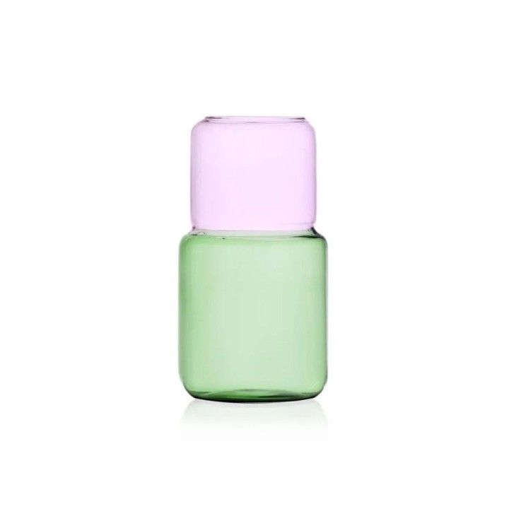 Ichendorf Milano Vaso rosa e verde alto 25 cm