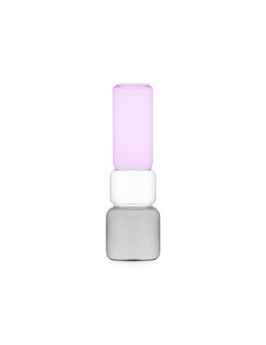 vaso smoke/clear/rosa