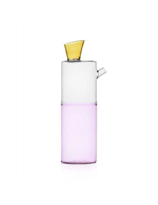Ichendorf Milano - Bottiglia Travasi in Vetro Borosilicato Ambra / Trasparente / Rosa