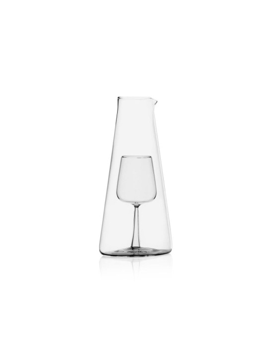 Inbottiglia Caraffa Decanter Vino con Calice Small – Ichendorf Milano
