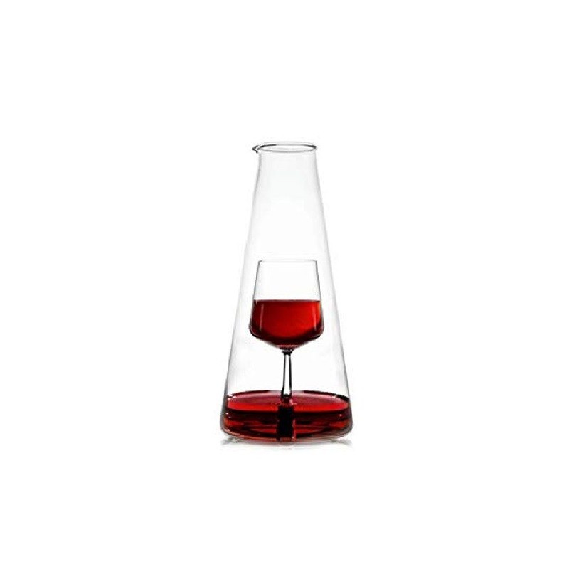 Inbottiglia Caraffa Decanter Vino con Calice...