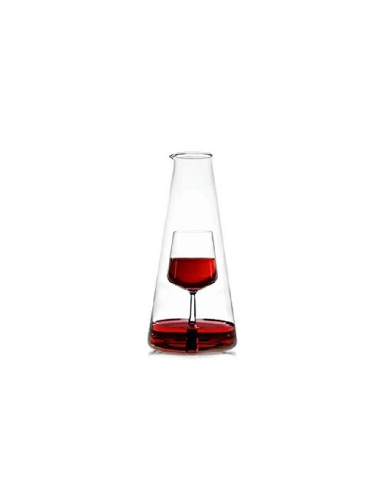 Inbottiglia Caraffa Decanter Vino con Calice...