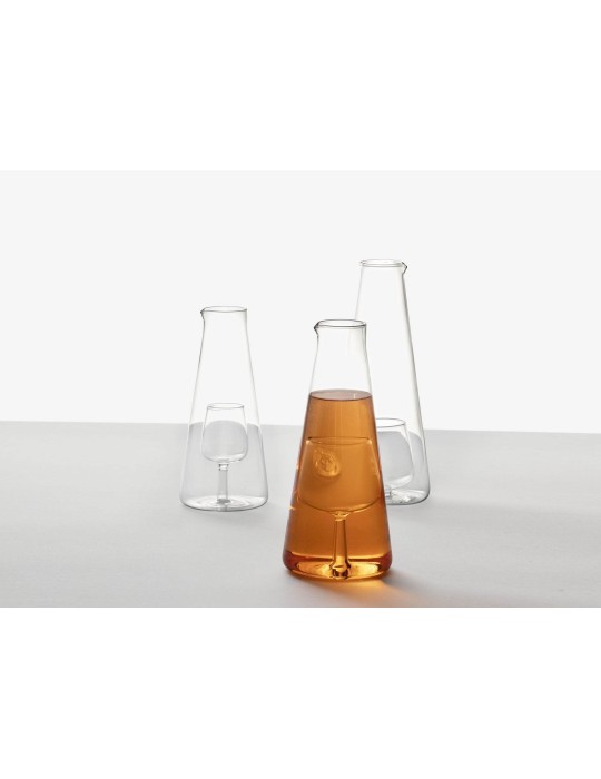 Inbottiglia Caraffa Decanter Vino con Calice...
