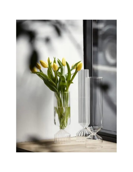BOUQUET VASO LISCIO CM 27