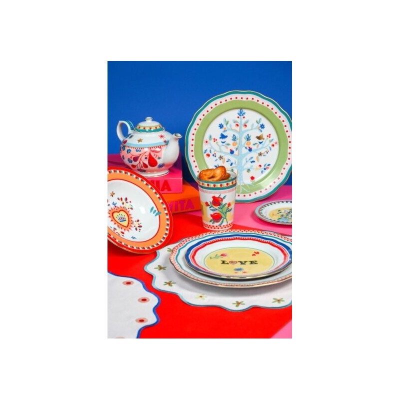 BICCHIERE C/PIATTINO/COPERCHIO BUON APPETITO H12
