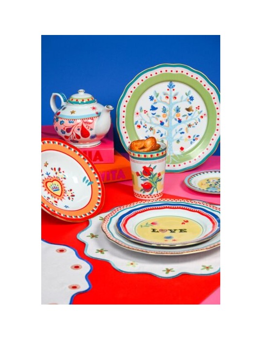 BICCHIERE C/PIATTINO/COPERCHIO BUON APPETITO H12