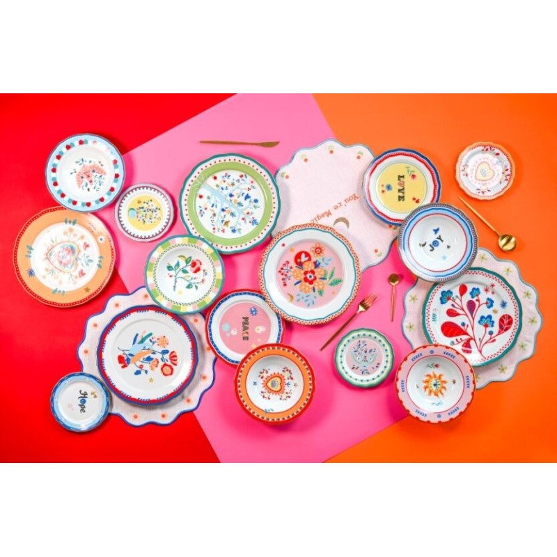 PIATTO FRUTTA PEACE 22CM
