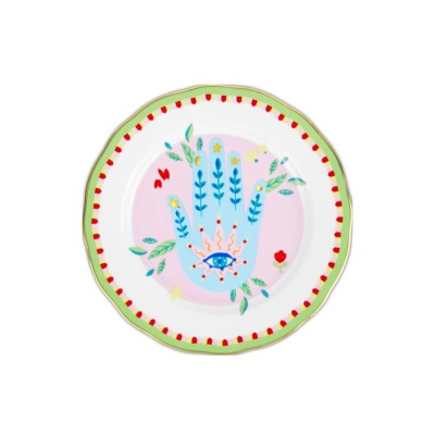 PIATTO FRUTTA FIORE 22CM