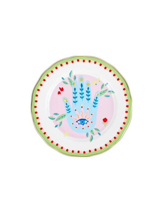 PIATTO FRUTTA FIORE 22CM