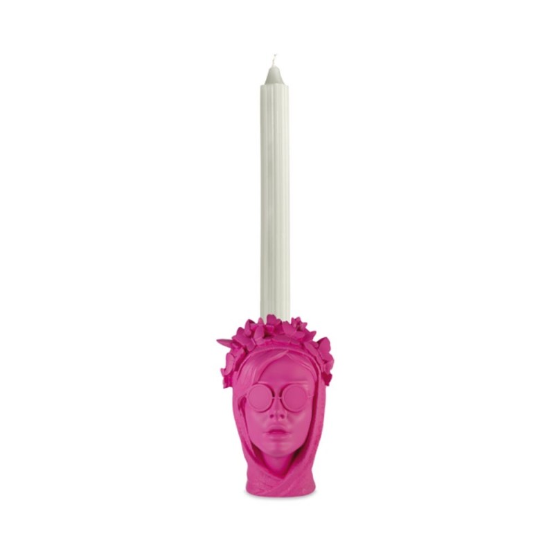 PORTACANDELA - LA STILOSA FUCSIA