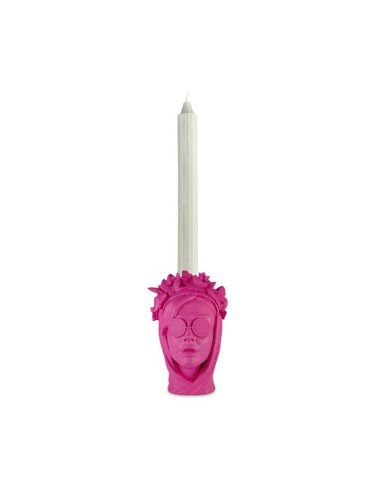 PORTACANDELA - LA STILOSA FUCSIA