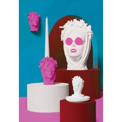 PORTACANDELA - LA STILOSA FUCSIA 2