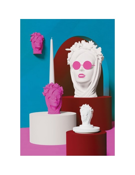 PORTACANDELA - LA STILOSA FUCSIA