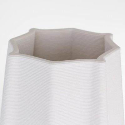 VASO GRANDE 16X43 WHITE MATT 2