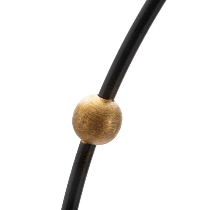 Mauro Ferretti Orologio da muro Pearl nero e oro Ø 61 cm
