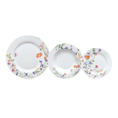 SERV. TAVOLA 18PZ  ATOLLO   FLORA