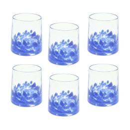 Tognana Set di 6 bicchieri Venezia blu da 300 cc