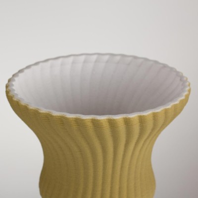 VASO GRANDE 16X41 MUSTARD GREEN  2