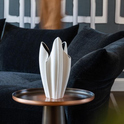 VASO GRANDE 21X46 WHITE MATT  2