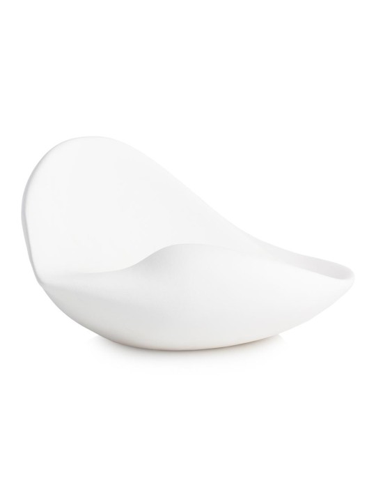 VASO CONCHIGLIA GRANDE 39X24X16 WHITE MATT