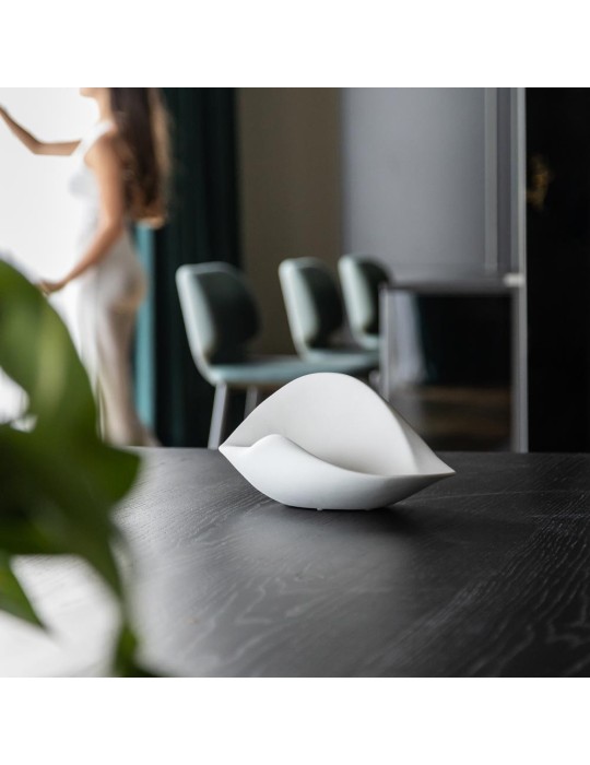 VASO CONCHIGLIA GRANDE 39X24X16 WHITE MATT