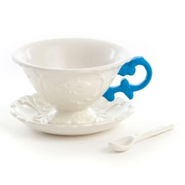 Seletti Set da tè I-Wares I-Tea azzurro