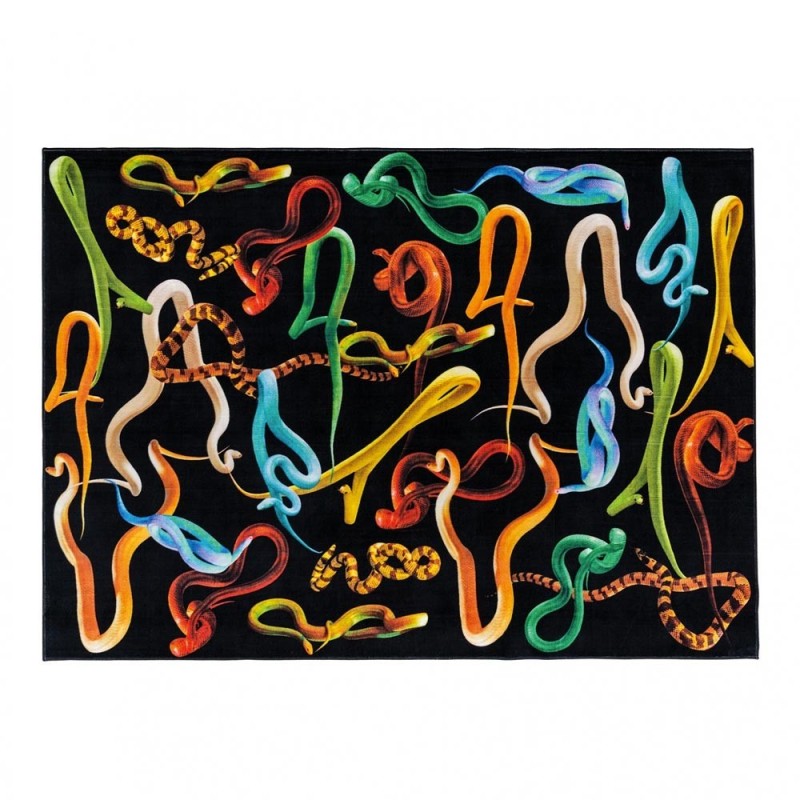 Tappeto Rettangolare SNAKES Seletti Toiletpaper Home