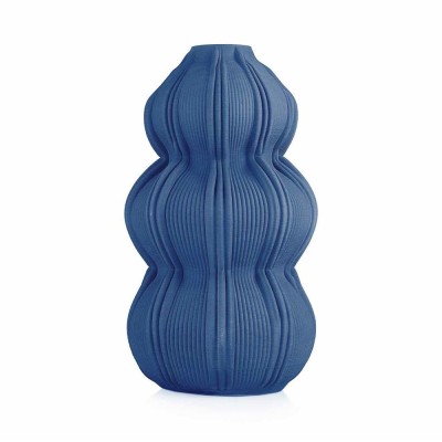VASO GRANDE 21.5X38.5 BLUE MATT