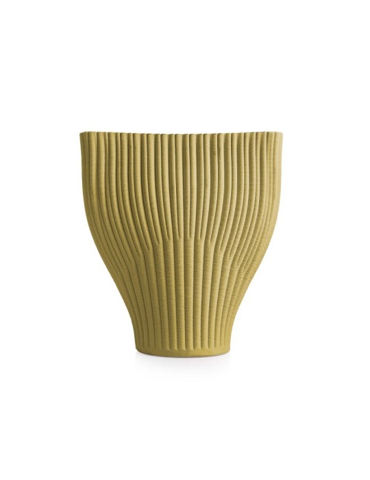 VASO PICCOLO 22X12X23.5 MUSTARD GREEN