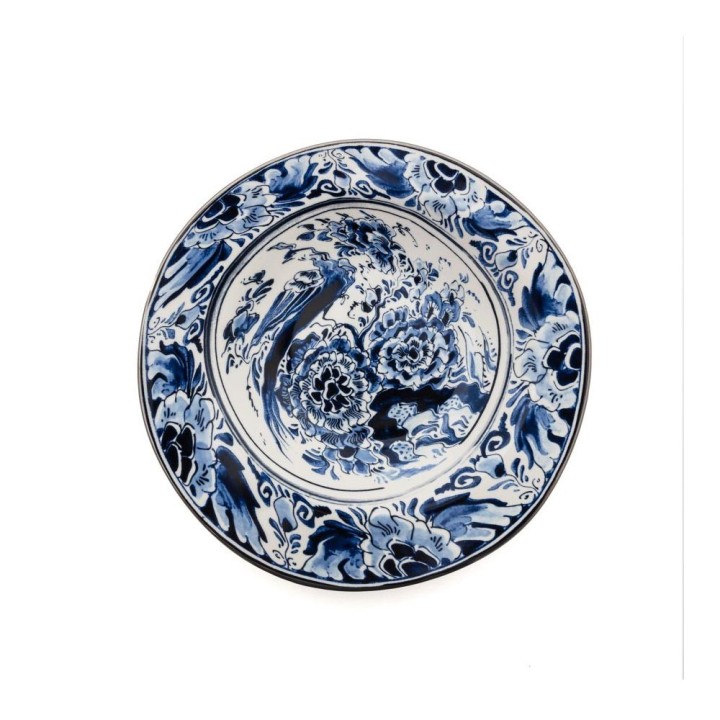Seletti Piatto fondo Classics on Acid Flower Bird