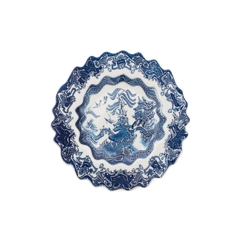 Classics on Acid – Dessert Plate Willow Wave Seletti x Diesel Living