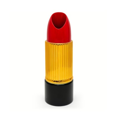 VASO FIORIDILABBRA ORO E ROSSO H.31CM
