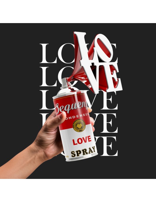 SCULTURA LOVERSIZE ARGENTO H22