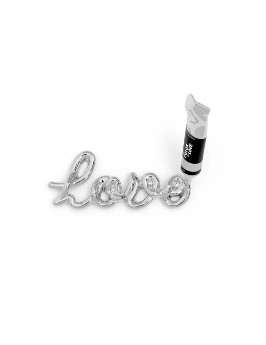 SCULTURA MINI THE COLOR OF LOVE ARGENTO CM12