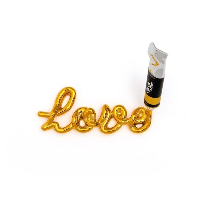 SCULTURA MINI THE COLOR OF LOVE ORO CM12