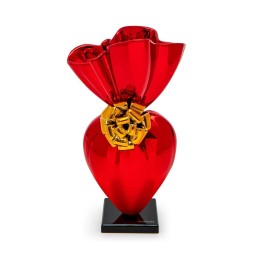 Sequenze Scultura Give Yourself rossa 33 cm