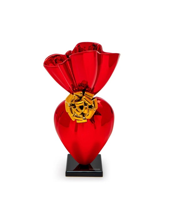 SCULTURA GIVE YOURSELF ROSSO H33