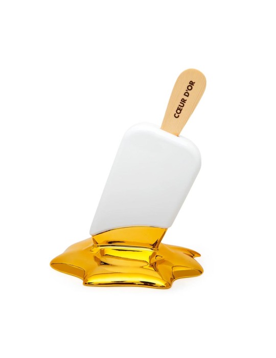 SCULTURA COEUR D'OR BIANCO E ORO H33
