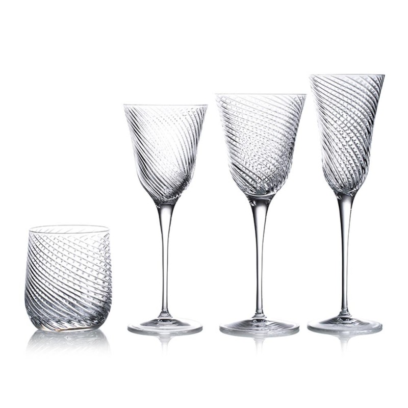 Servizio Bicchieri Julia Vertigo 36 Pezzi VE.MA. – Eleganza in Cristallo Trasparente