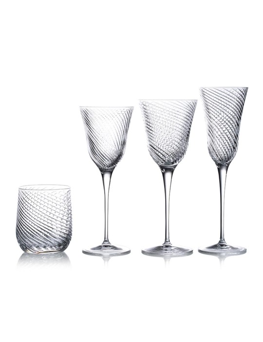 Servizio Bicchieri Julia Vertigo 36 Pezzi VE.MA. – Eleganza in Cristallo Trasparente